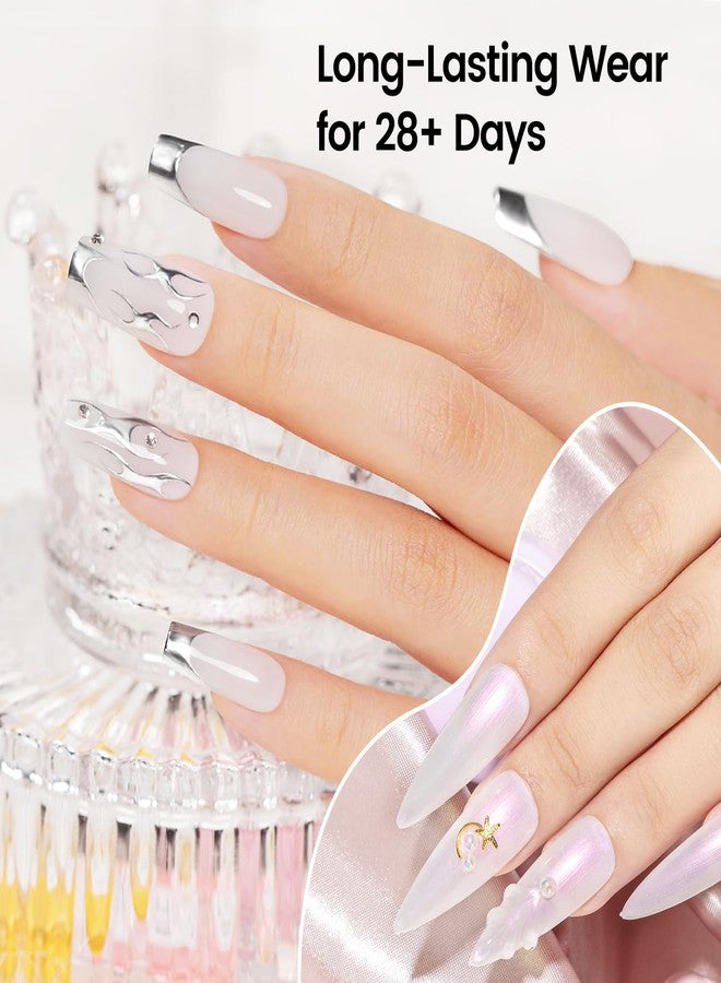 JODSONE 10ml Gel Nail Glue Strong for Nail Tips Long Lasting Extension for Clear Tips and Clear Press On Nail Glue,Salon Art DIY at Home Need U V Light Cured - Image 3